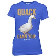 Mythbusters Quack Damn You Juniors T-Shirt